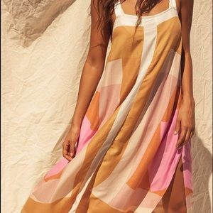 O’Neill Miranda midi geometric dress